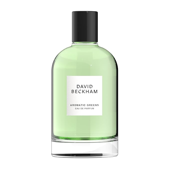 David Beckham Aromatic Greens Eau de Parfum 3.3 fl oz (Pack of 1), Notes of Lemon, Green Apple, and Cedarwood, Men's Fragrance, Long Lasting, Everyday Fragrance, Travel Size