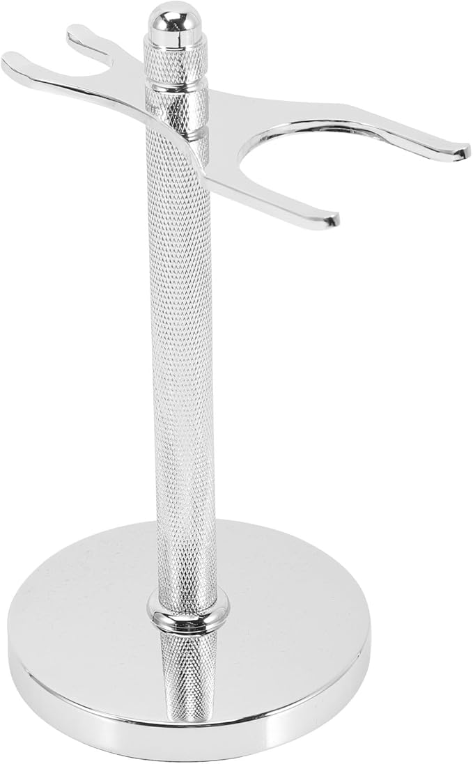 Cabilock Metal Razor and Brush Stand Holder for Safety Razor and Shaving Brush Universal Storage Organizer for Men’S Grooming