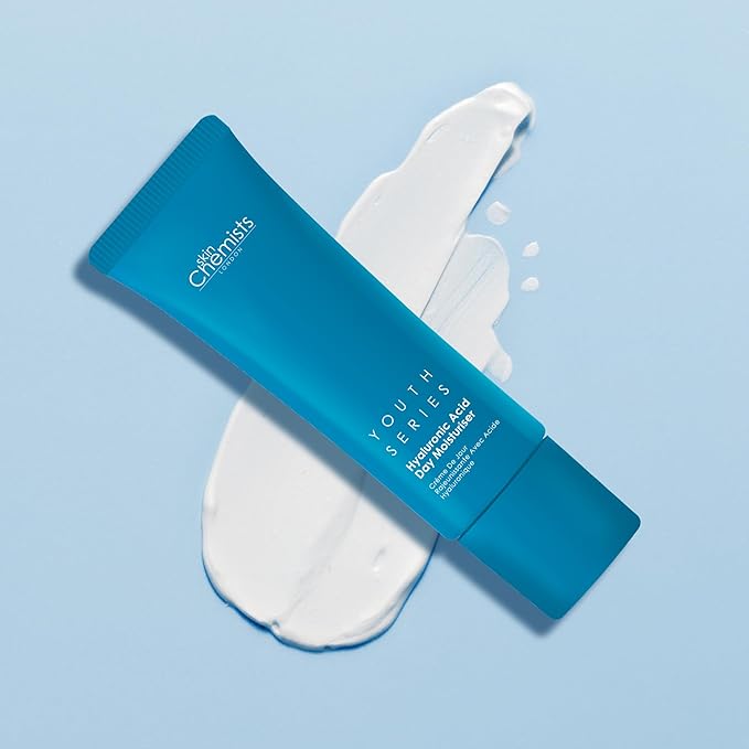 Skin Chemists Hyaluronic Acid Anti Aging Day Cream | Anti Aging Skin care Face Moisturizer with 1% Hyaluronic Acid and Natural Lipids | Moisturizing Formula for a Youthful Glow | 1.69 fl oz