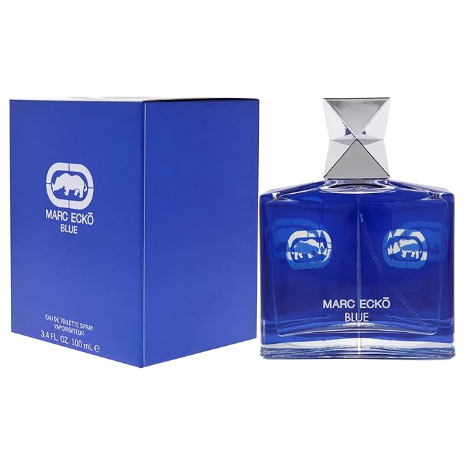 Marc Ecko Blue for Men Eau de Toilette Spray, 3.4 Ounce