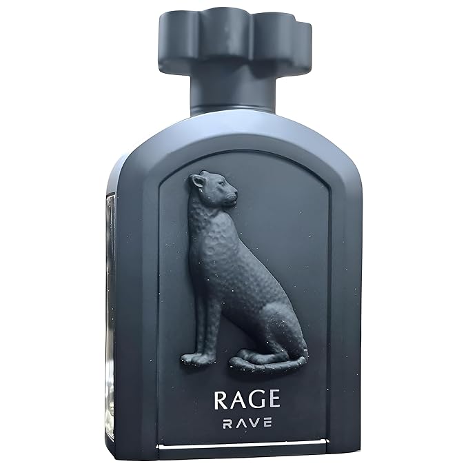 Lattafa Rave Rage – Fruity, Spicy, Woody, Sweet – Eau de Parfum Spray Long-Lasting Fragrance for Unisex, 3.4 Ounce / 100 ml
