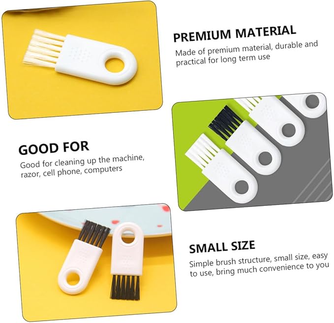 Outanaya 30pcs Mini Cleaning Brush Set for Electric Shaver Razor Cleaner Tool Compact and Effective Shaving Brush for Men for Daily Grooming and Hygiene