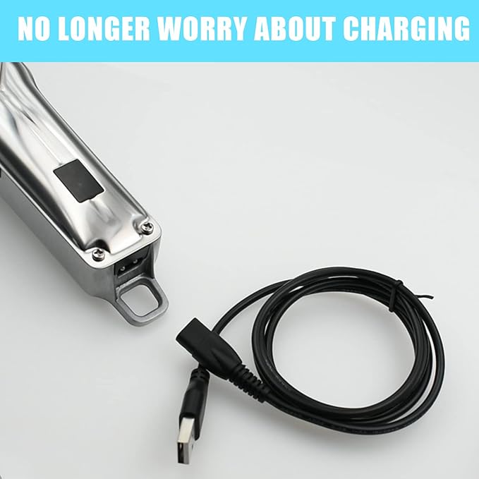 Charger Compatible with Limural Hair Clippers for Men,Hair Clippers Charger Cord Replacement fits Limural Hair Clipper, Power Cord Supply Adapter