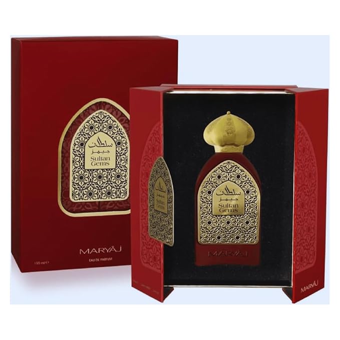 Maryaj Sultan - Gems - Long Lasting Perfume for Men and Women - Cologne for Men and Women - Cinnamon, Vanilla Fragrances - Eau de Parfum - 3.4 oz.