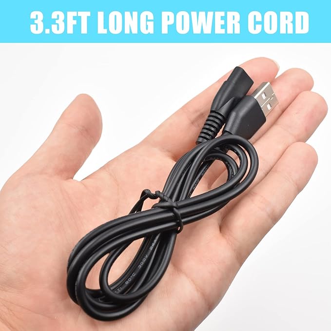 Charger Compatible with Limural Hair Clippers for Men,Hair Clippers Charger Cord Replacement fits Limural Hair Clipper, Power Cord Supply Adapter