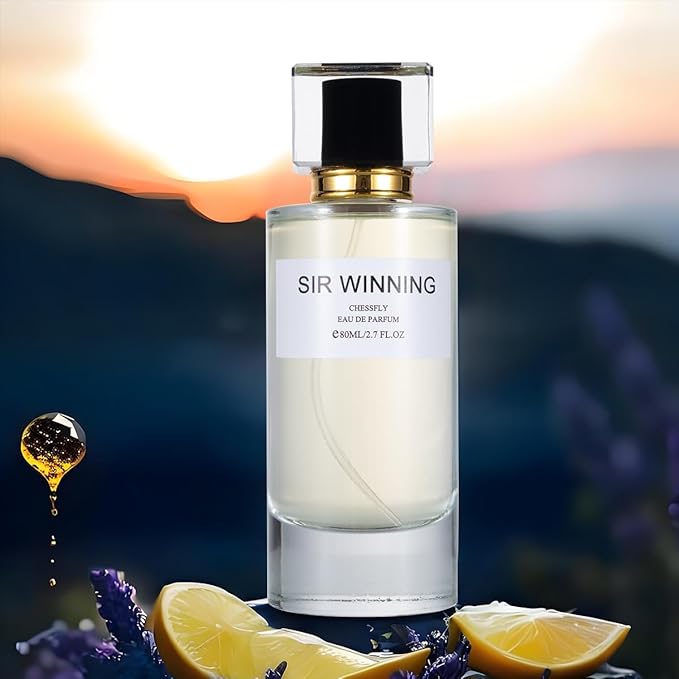 CHESSFLY Cologne for Men Long Lasting of Strength Crafted with Luxurious Scent–Ideal for Daily Wear & Special Occasions–sir winning eau de parfum 2.7 FL.OZ perfume for Men Inspired by D. Elixir