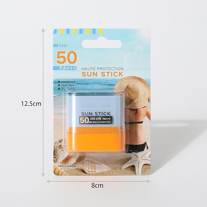 Sunscreen and Moisturizing,PA+++ SPF 50+,Sweat-Resistant, Fragrance-Free,No White Cast,Matte Finish,Portable