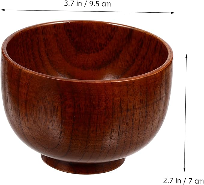 Elegant Wooden Shaving Soap Bowl Men's Shaving Soap Cup Smooth Shave Mug