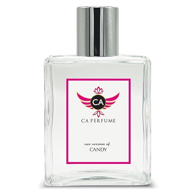 CA Perfume Impression of Candy for Women Eau De Parfum Amber Vanilla Scent Long Lasting Perfumes for Women Signature Scent for Day and Night Wear 3.4 Fl Oz 100ml