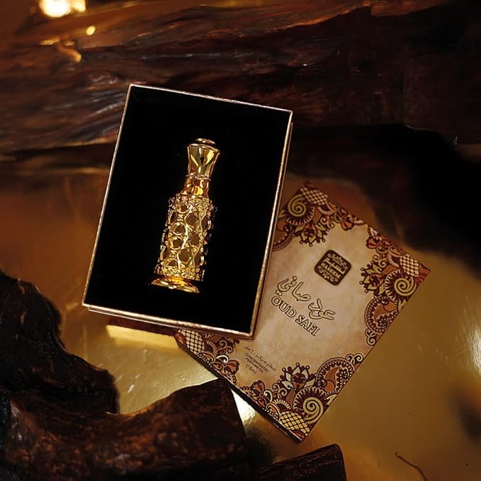 NASEEM Oud Safi Eau De Parfum Oil 6ml - Unisex Arabian Attar with Subtle Agarwood, Lavender, Spicy, and Floral Notes - Premium Perfume for Men & Women, Ideal for Daily and Special Occasions