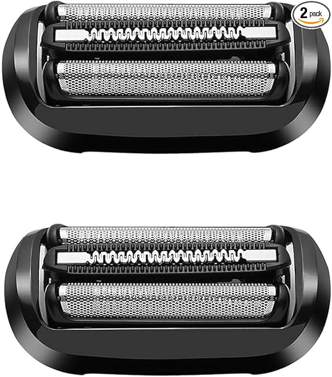 53B Series 5 Shaver Replacement Heads for Braun Series 5/6 Electric Foil Shaver 5020cs 5018s 5035s 5049cs 5050cs 6020s 6040cs 6075cc 6072cc 6090cc,2Pack