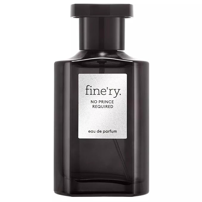 Fine'ry Jasmine Amber Perfume - No Prince Required, for Women & Girls - Blooming Jasmine, Marshmallow, Amber - Floral, Musk, Full Size, Long-Lasting Hair & Body Cologne Parfum Fragrance (60mL)