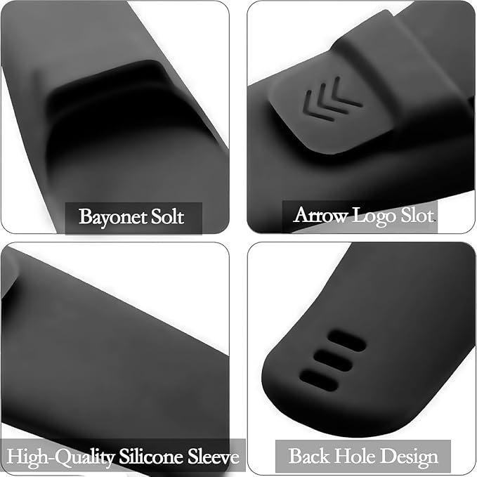 LinMei Silicone Razor Travel Case, Blue+Black, Compatible with Gillette, Parker, Merkur Razor (Black 2pcs)