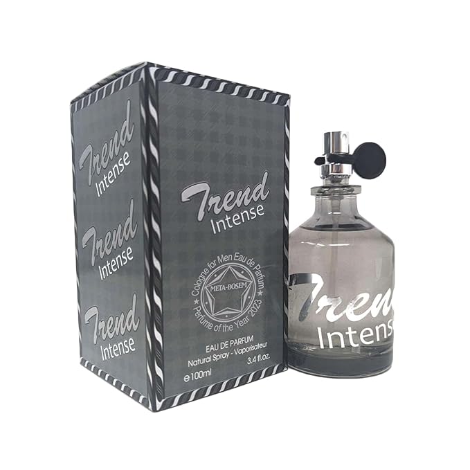META-BOSEM Trend+Trend Intense+Swerve -3Pc Cologne for Men Fragrance Collection, Eau de Parfum Natural Spray - Citrus Notes - Holiday Gift Set (Pack of 3) Each 3.4 Fl Oz, Total 10.20 Fl Oz