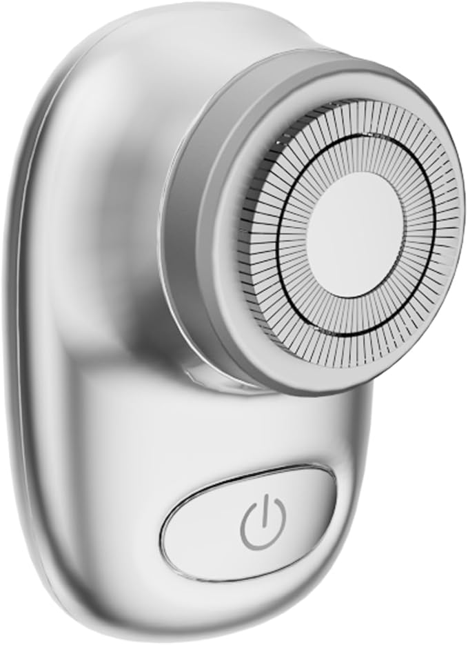 Mini Electric Shaver, Pocket Size Electric Shaver for Men Women, Rechargeable Easy One-Button, Portable Powerful Waterproof Razor for Travel Office Business Trip (1Pack)