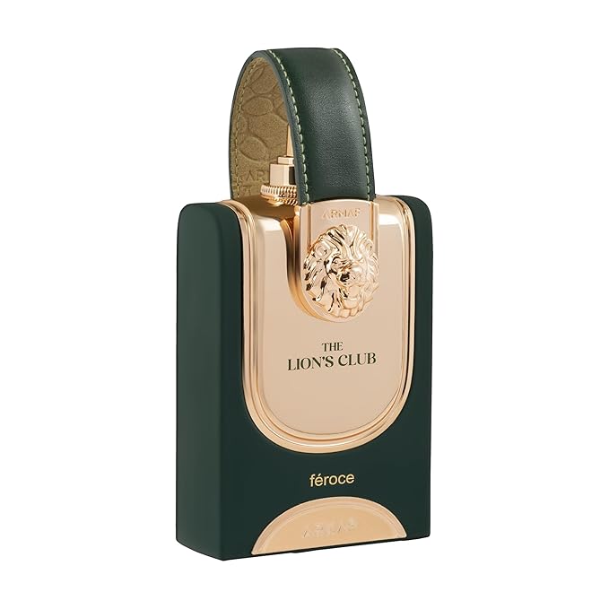 Armaf The Lion’s Club Feroce – Aromatic, Spicy, Oud – Eau de Parfum Spray Long-Lasting Fragrance for Men, 3.4 Ounce / 100 ml