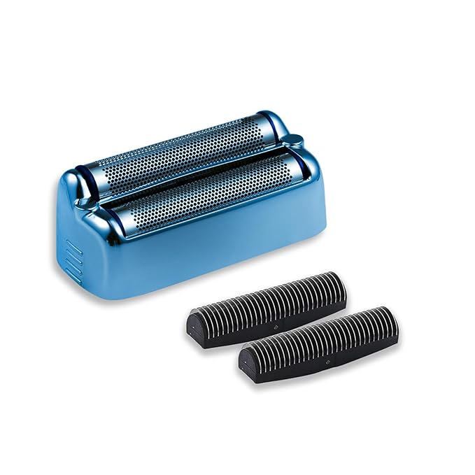 Shaver Replacement Foil and Cutter，Compatible with BaBylissPRO FXONE BLUEFX Double Foil Stick Shaver,BLUE