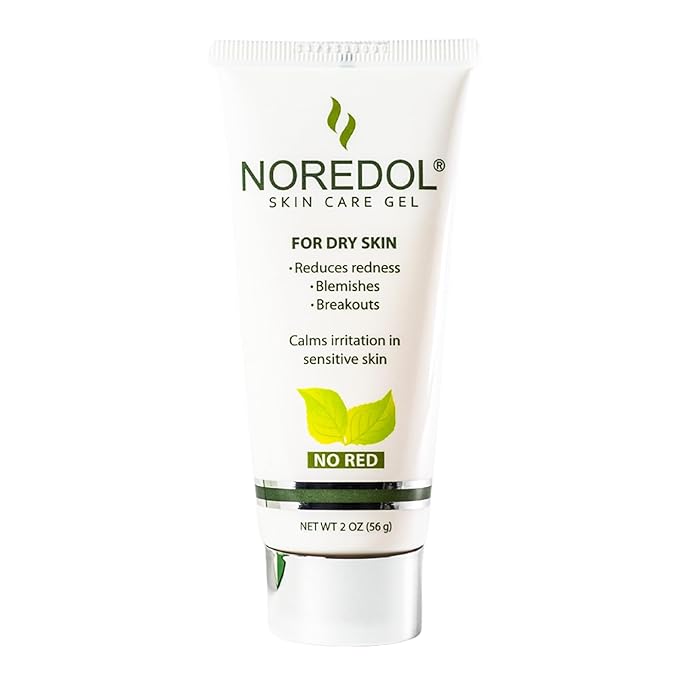 Skin Care Gel - Redness Relief Moisturizer for Dry Skin - Rosacea Treatment for Face - Soothes Prone Skin and Irritation - Fragrance Free 2 oz