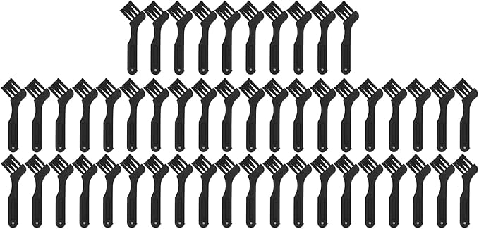 Mini Shaver Cleaning Brush, 50pcs Electric Shaver Cleaning Brush Hair Remover for Computer Keyboard Home Appliances Small Crevice Brush
