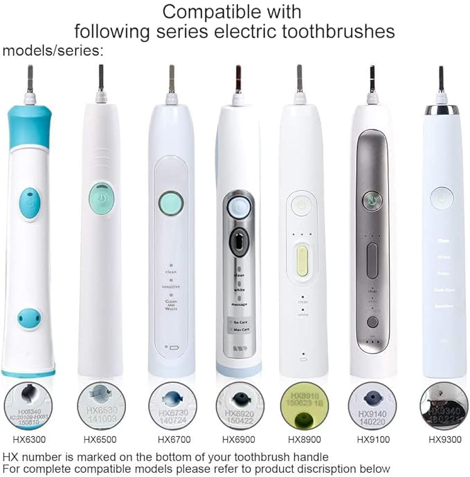 Electric Toothbrush Waterproof Shaft Rubber Pad Compatible with Philips HX6511 HX6530 HX6710 HX6730 HX6920 HX6930 HX6950 HX9140 HX9340 HX9350 HX9160 HX939V Universal Waterproof Rubber Seal Ring