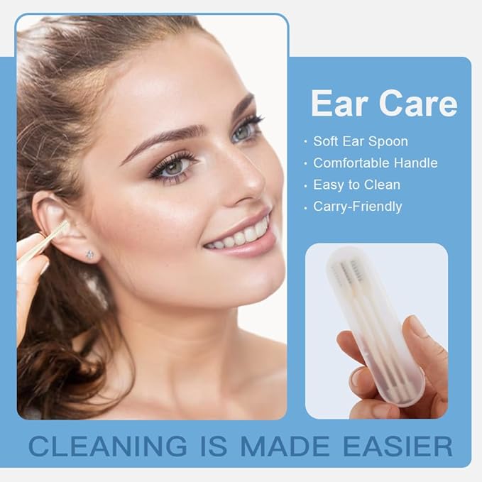 Nasal Hair Cutter, 2-in-1 Nasal Hair Cutter with Cleaning Brush,2025 Upgrade Manual Nasal Hair Cutter, 360° Rotating Nose Trimmer Remover Tool, Double Sided Nose Hair Knife for Women Men (Blue, 3PC)
