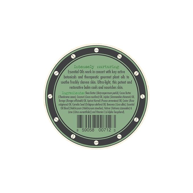 Three Sisters Apothecary 2.5 oz. Shave Balm (Vetiver and Lime)