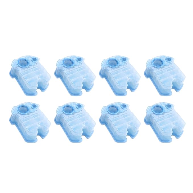 Clean & Renew Refill Cartridges CCR Compatible with Braun Replacement Shaver Cleaner Solution for Clean&Charge Cleaning System (8-PACK)