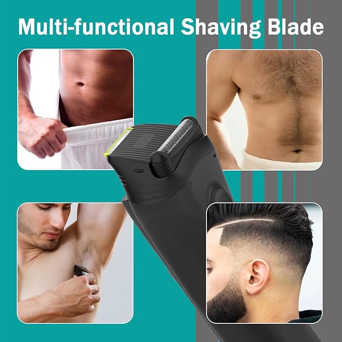 2-in-1 Replacement Head for Braun Series 3 32B/32S, Compatible with 300S, 301S, 310S, 320S, 330S, 340S, 360S, 3000S to Trim Thick & Thin Hair