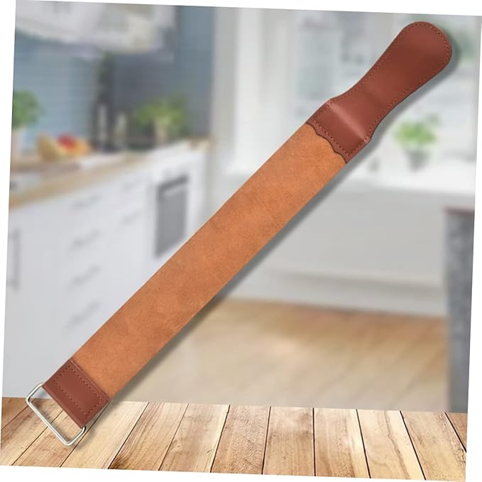 NOLITOY Dual-sided Razor Strop for Home Use Premium Stropping Leather Tool for Efficient Razor and Shaver Sharpening Durable and Easy to Use for Barbers and Personal Grooming