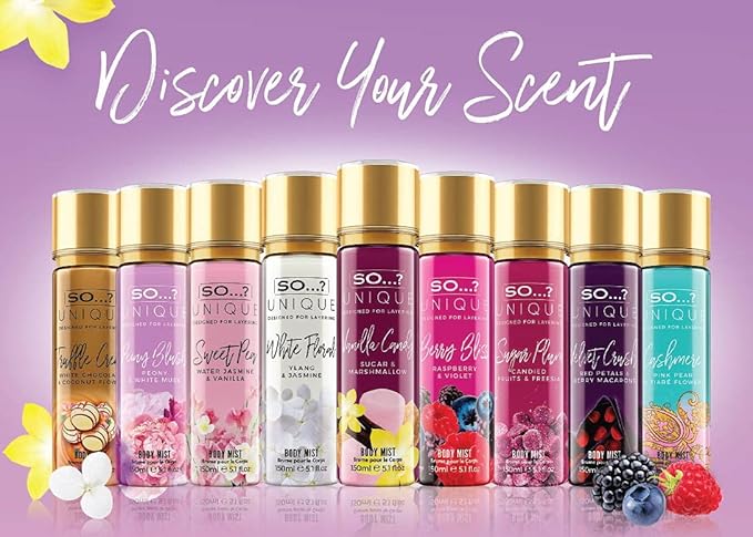 So...? Unique Truffle Cream Body Mist - Vanilla, Gourmand, Fruity Perfume for Women - Cruelty Free Body Spray for Women - 5.1 oz