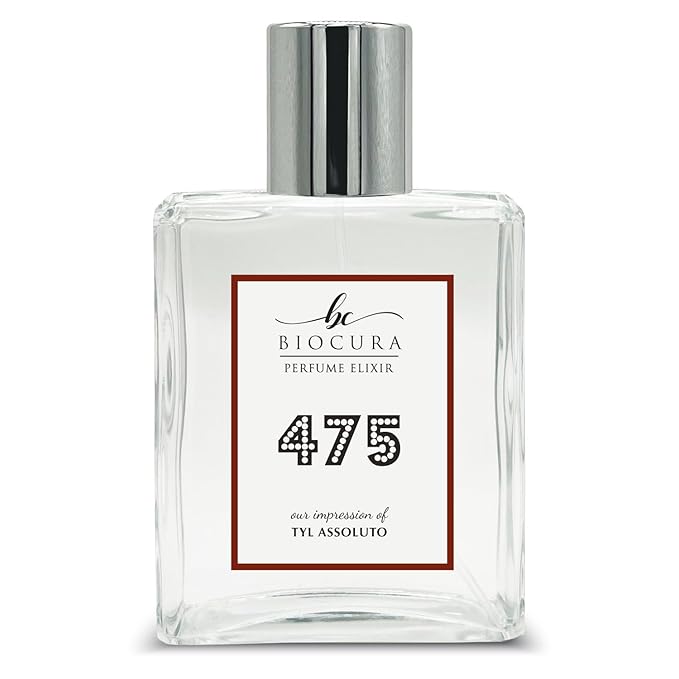 BC Perfume 475 Inspired by Tiziana Tyl Assoluto For Women & Men Replica Fragrance Dupes Eau de Parfum Spray Bottle 3.4 Fl Oz/100ml-X1