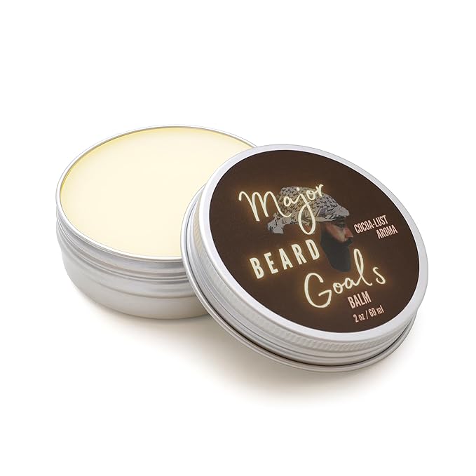 Beard Balm - Deep Conditioning & Softening Balm - Beard Oil for Men Growth - Tames & Nourishes - Hydrates & Thickens - Natural Oils & Butters - 2oz