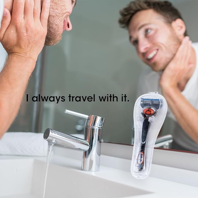 Nincha Manual Razor Travel Case Portable Plastic Manual Razor Trimmer Protector Transparent