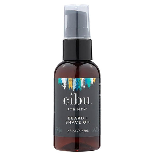 CIBU for Men Beard + Shave Oil - 2oz Pre-Shave Beard Oil for Men - Softens Beard, Relieves Itching, Moisturizes Skin, and Reduces Redness