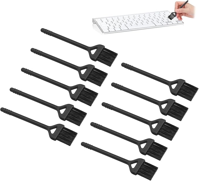 Agatige 10PCS Electric Shaver Cleaning Brushes, Mini Nylon Double Sided Clipper Brush Shaver Cleaner