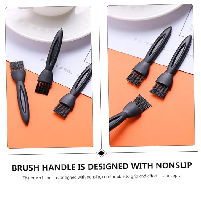100pcs Razor Cleaning Brush Small Brush for Electric Shaver and Grooming Kit Nonslip Handle for Comfortable to Hold and Hard Reach Areas for Travel and Barber Use