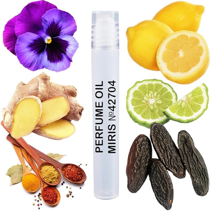 MIRIS No. 42704, Inspired by Ysls L Homme, Long-Lasting Perfume Oil for Men Roll-On, Rollerball 0.34 Fl Oz / 10 ml