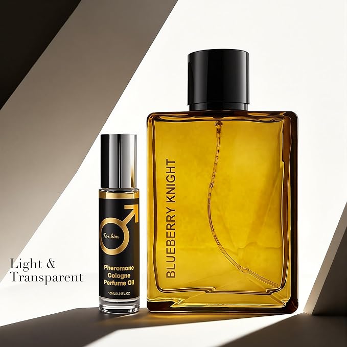 Blueberry Knight Men's Cologne 3.4 Fl. Oz, Fresh Fruity & Woody Notes, Modern Masculine Eau De Parfum Lasts All Day