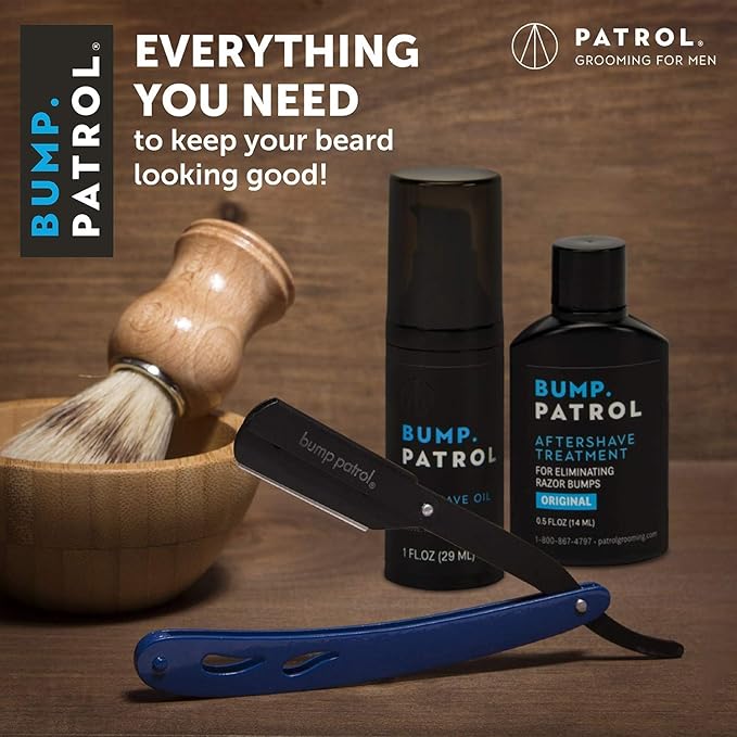 Bump Patrol Maximum Strength Aftershave Formula - After Shave Solution Eliminates Razor Bumps and Ingrown Hairs - 2 Ounces 2 Pack