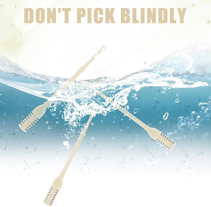 12pcs 2 in 1 Nasal Hair Cutter, 360 Rotating Nose Hair Trimmer for Men Women Double Sided Nose Hair Cleaner with Ear Picker Portable Manual Nostril Hair Removal Tool (White)