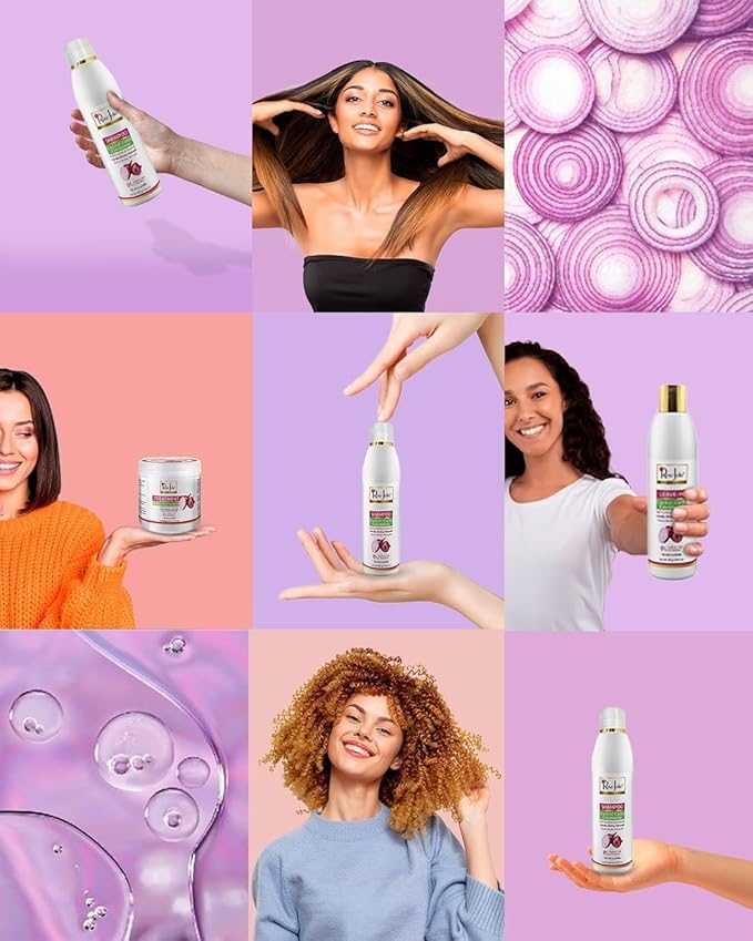 Rose Jolie Onion & Biotin Hair Tonic Spray | Fall Control & Growth Support | Strengthens Roots & Revitalizes Scalp | Sulfate-Free Salt-Free Paraben-Free | No Onion Smell | 9 fl oz