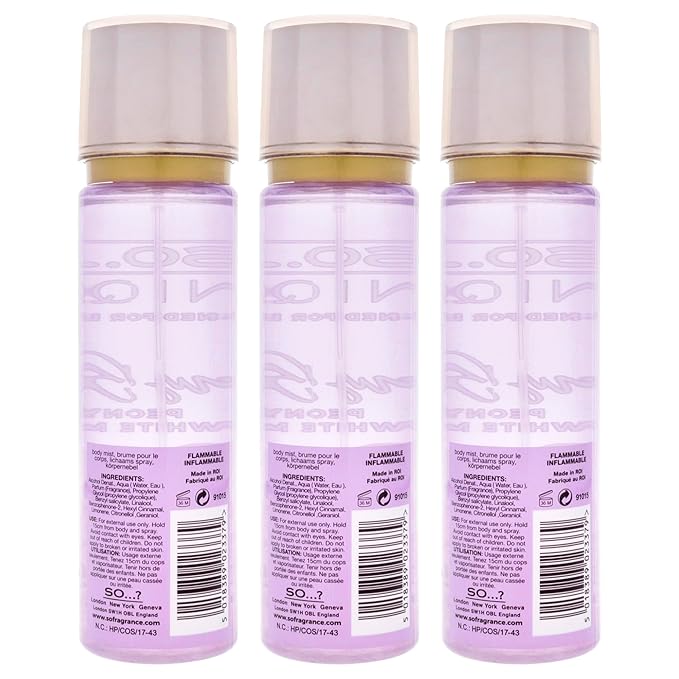 Unique Body Mist - Peony Blush by So…? for Women - 5.1 oz Body Mist - Pack of 3