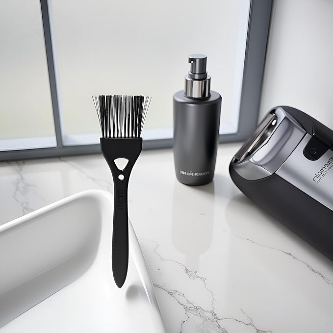 Black Shaver Cleaning Brush, Nylon Cleaning Brushes for Razor Electric Clipper Shaver, Men's Electric Shaver Cleaners, Electric Shavers