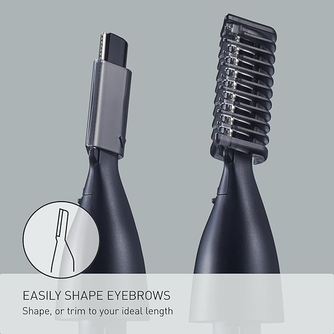 Panasonic MultiShape Facial Detail Shaver Trim Set Attachment, Eyebrow Trimmer, Beard Detail Trimmer, and Detail Shaver, Wet/Dry, Add to MultiShape Grooming System, Easy-Clean Tool - ER-CDT1-A