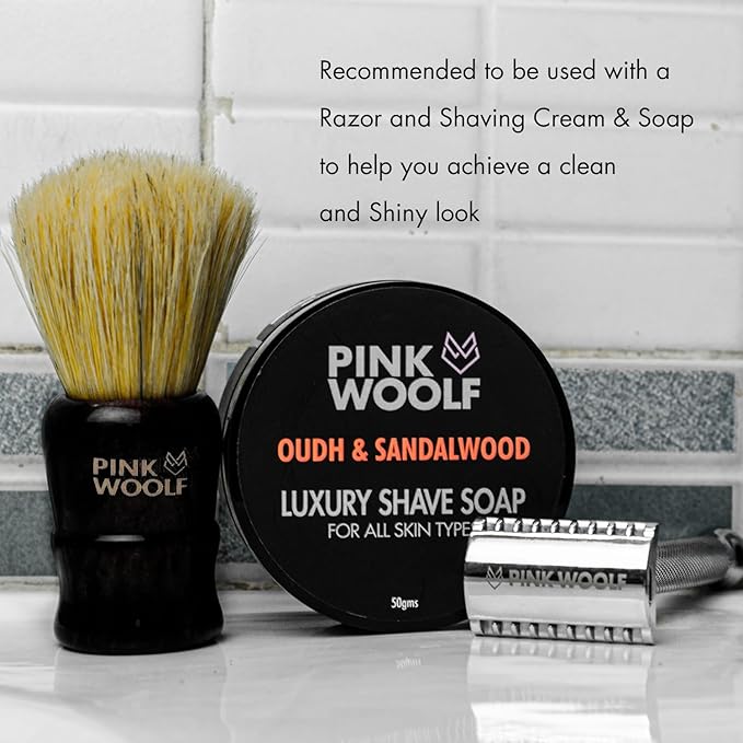 Boar Shaving Brush– 25mm Knot, Premium Boar Bristles & Gloss Black Resin Handle, Traditional Wet Shave Brush for Face Exfoliation, Luxury Lather, Gift Ready