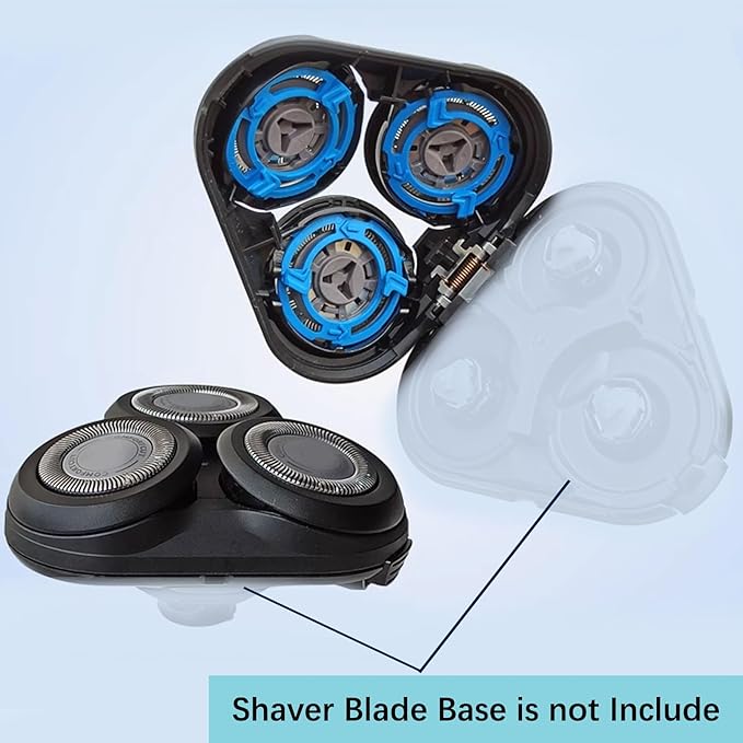 SH50 Whole Head Replacement Head Compatible with Philips Series 5000 Electric Shaver Complete Head for Razor Series S5000 Model ATXX, PTXX, S5xxx, PT8xx, PT7xx, AT8xx, AT7xx