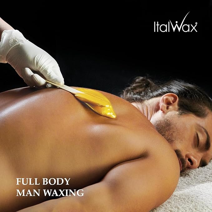 Italwax Luxury Full Body Wax - 1kg / 2.2lb - Hard wax beads for hair removal - Unscented - ideal for sensitive skins - Depilatory Cream, Film Wax - Full Body Wax Limited Edition