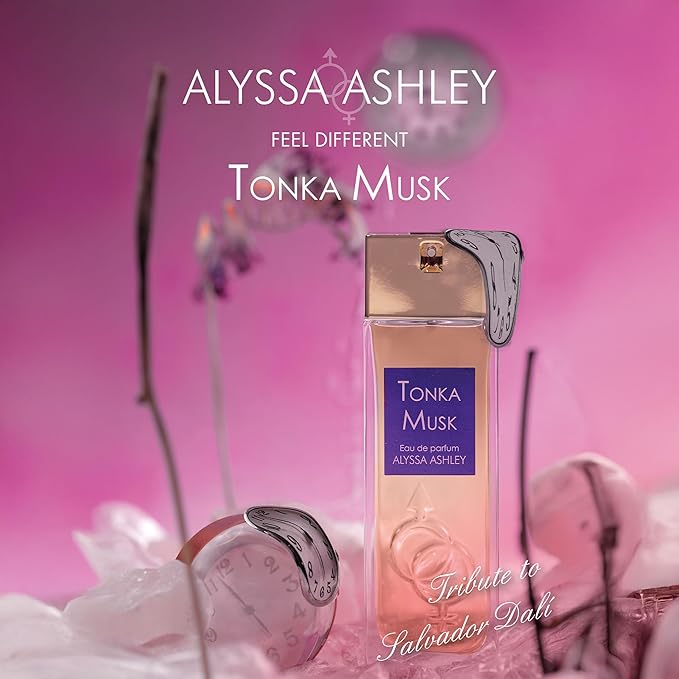 Alyssa Ashley Tonka Musk - Perfumes for Women and Cologne for Men - Long Lasting Amber Fragrance - Mens Cologne - 1.7 oz EDP Spray