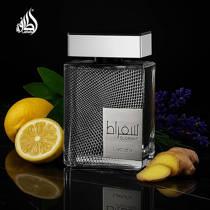 Lattafa Perfumes Suqraat for Men Eau de Parfum Spray, 3.4 Ounce