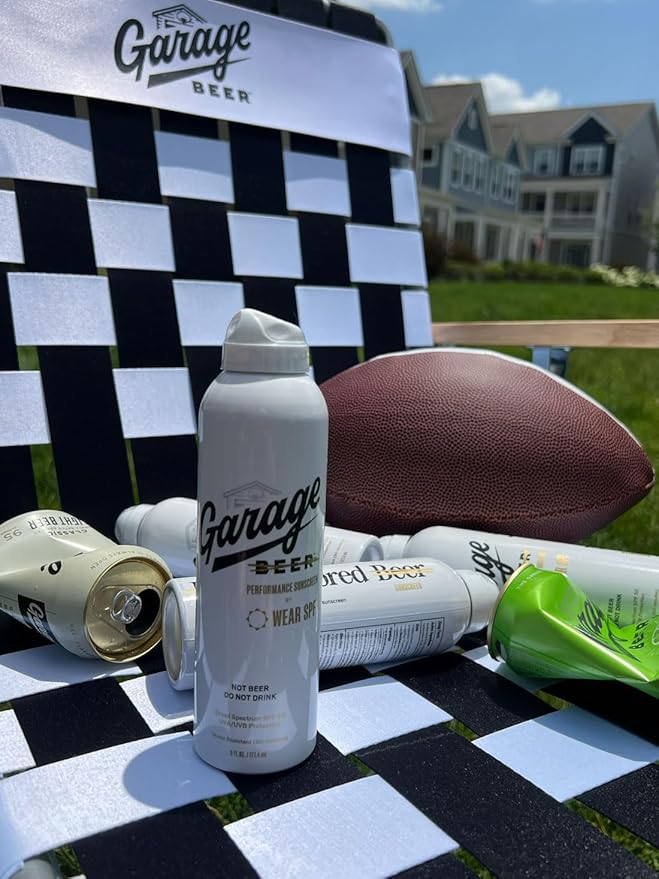 Garage Beer WearSPF 50 Performance Sport Sunscreen Spray, 6 Fl oz.